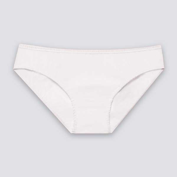شورت زنانه اسلیپ کمرکش لیفه ای سفید ساده