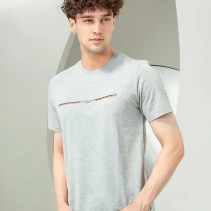 تیشرت مردانه یقه گرد چاپی (paris)