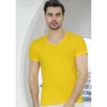 زیرپوش مردانه نیم آستین ساده رنگی