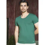 زیرپوش مردانه نیم آستین ساده رنگی