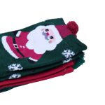 جوراب زنانه بابانوئلی ساق کوتاه