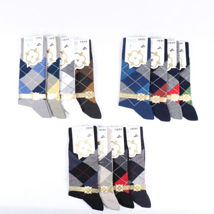 جوراب ساقدار مردانه طرح 7