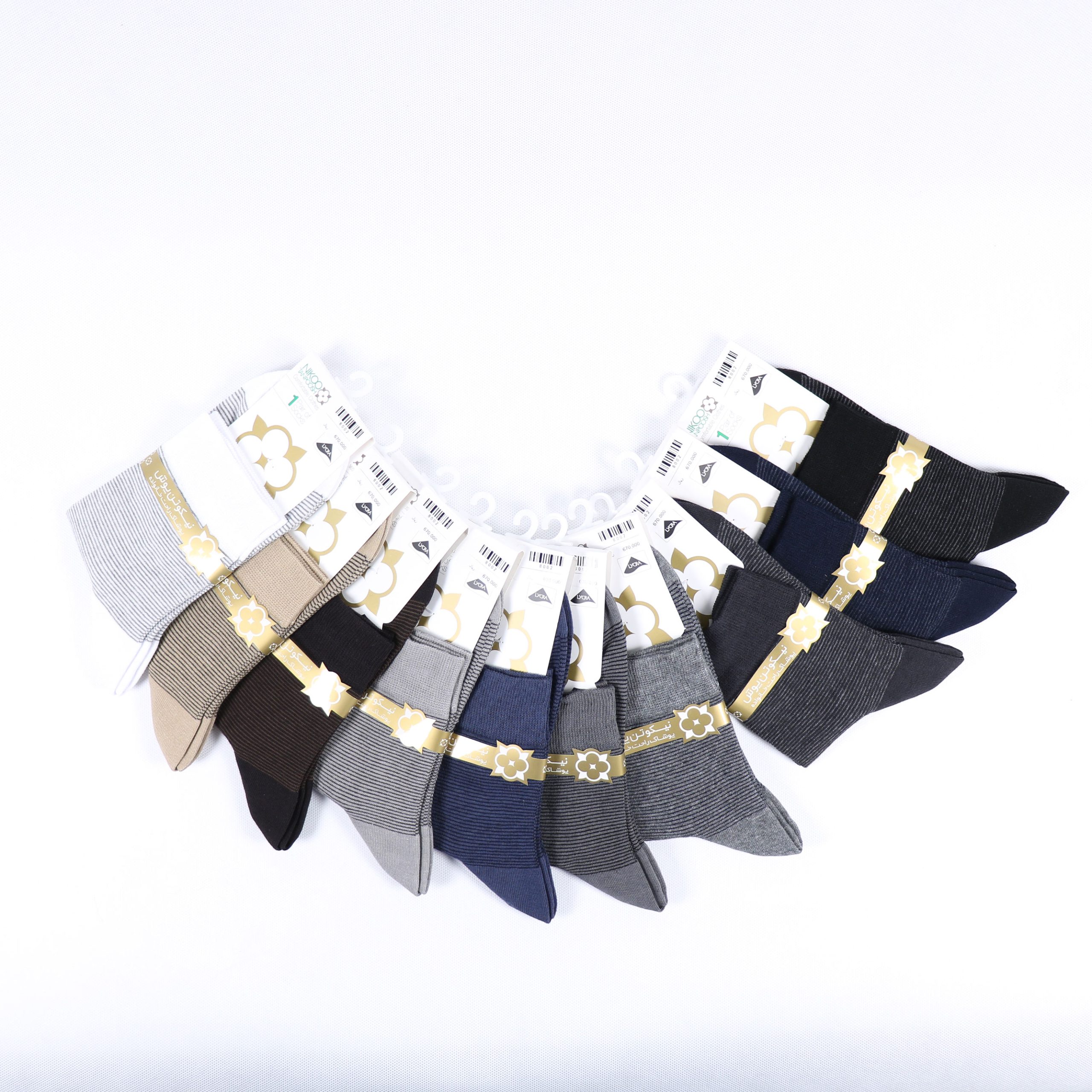 جوراب نیم ساق مردانه طرح 5