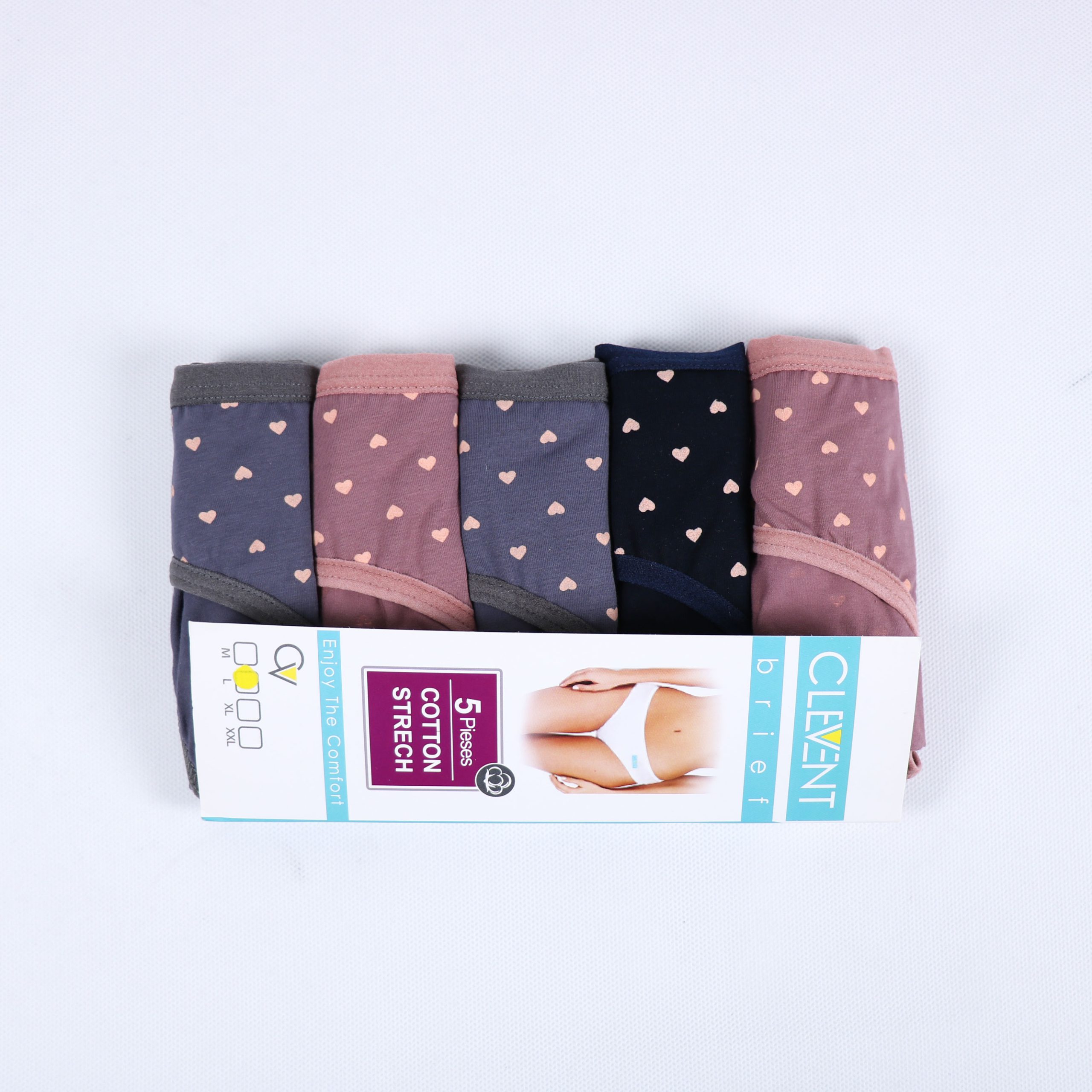 شورت اسلیپ زنانه کش لیفه طرحدار کلونت