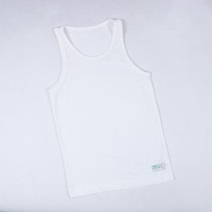 زیرپوش دخترانه رکابی سفید ساده