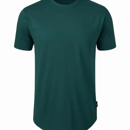 تیشرت بیسیک مردانه زارا رنگ سبز تیره