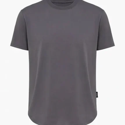 تیشرت بیسیک مردانه زارا رنگ آبی خاکستری