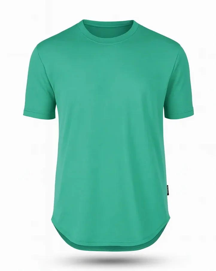 تیشرت بیسیک مردانه زارا رنگ سبز