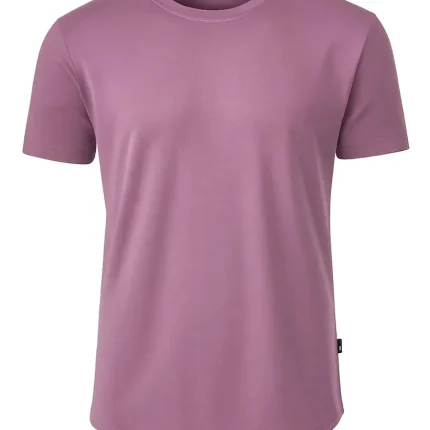 تیشرت بیسیک مردانه زارا رنگ ارکیده سیر