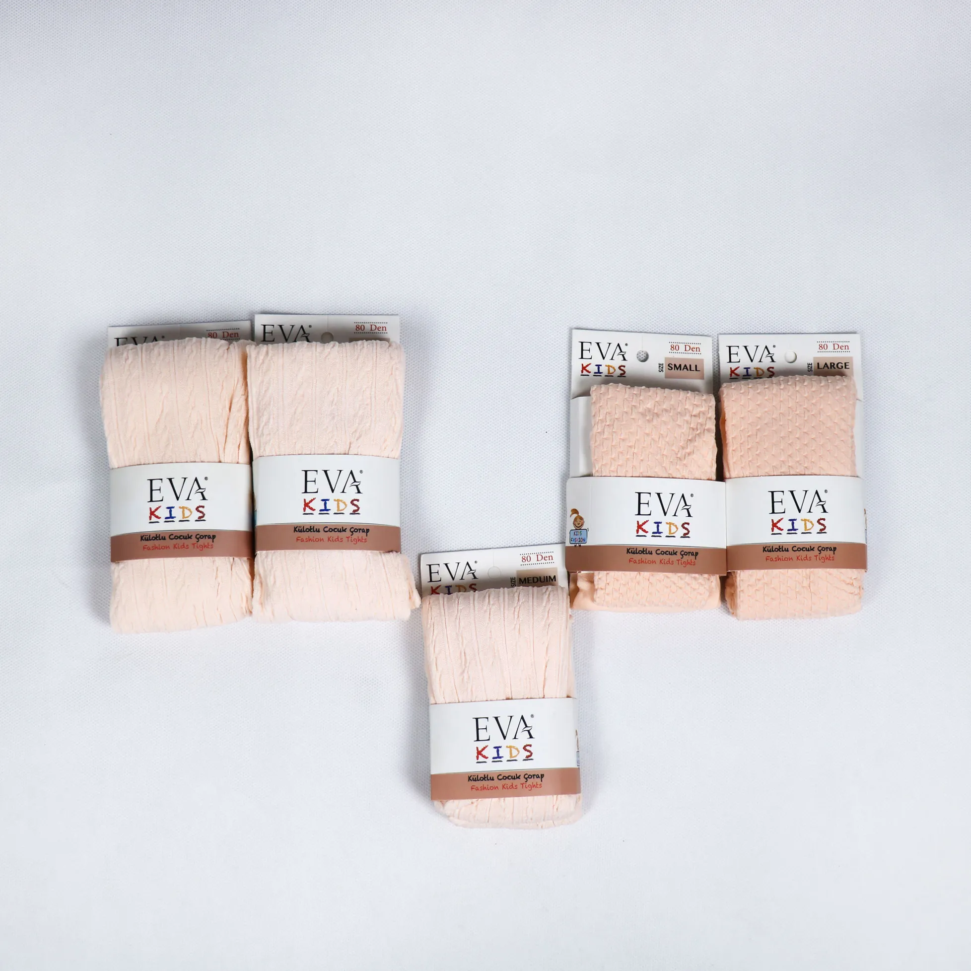 جوراب شلواری بچگانه رنگ صورتی