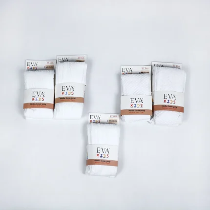 جوراب شلواری بچگانه رنگ سفید