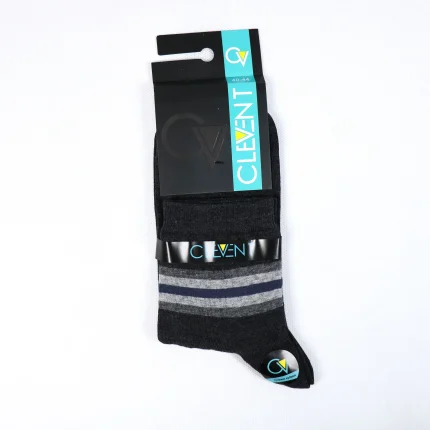 جوراب مردانه نیم ساق مردانه کلونت خط دار