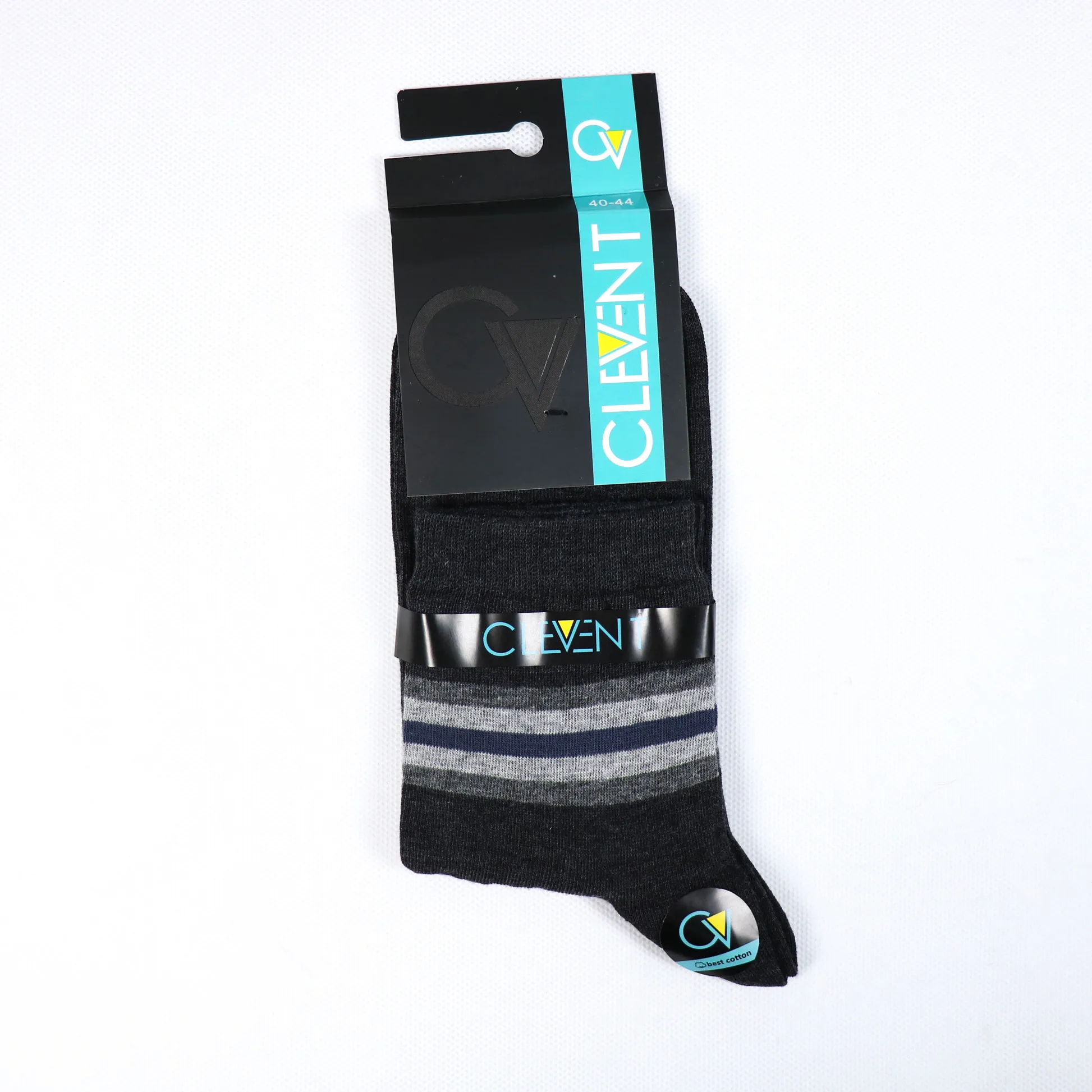 جوراب مردانه نیم ساق مردانه کلونت خط دار