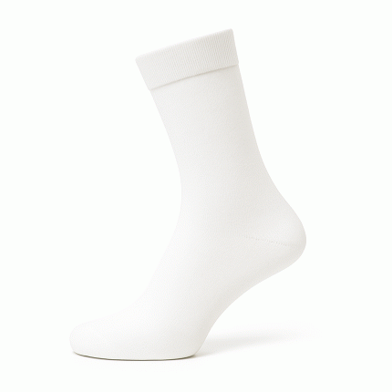 جوراب ساق بلند مردانه سفید بلکس