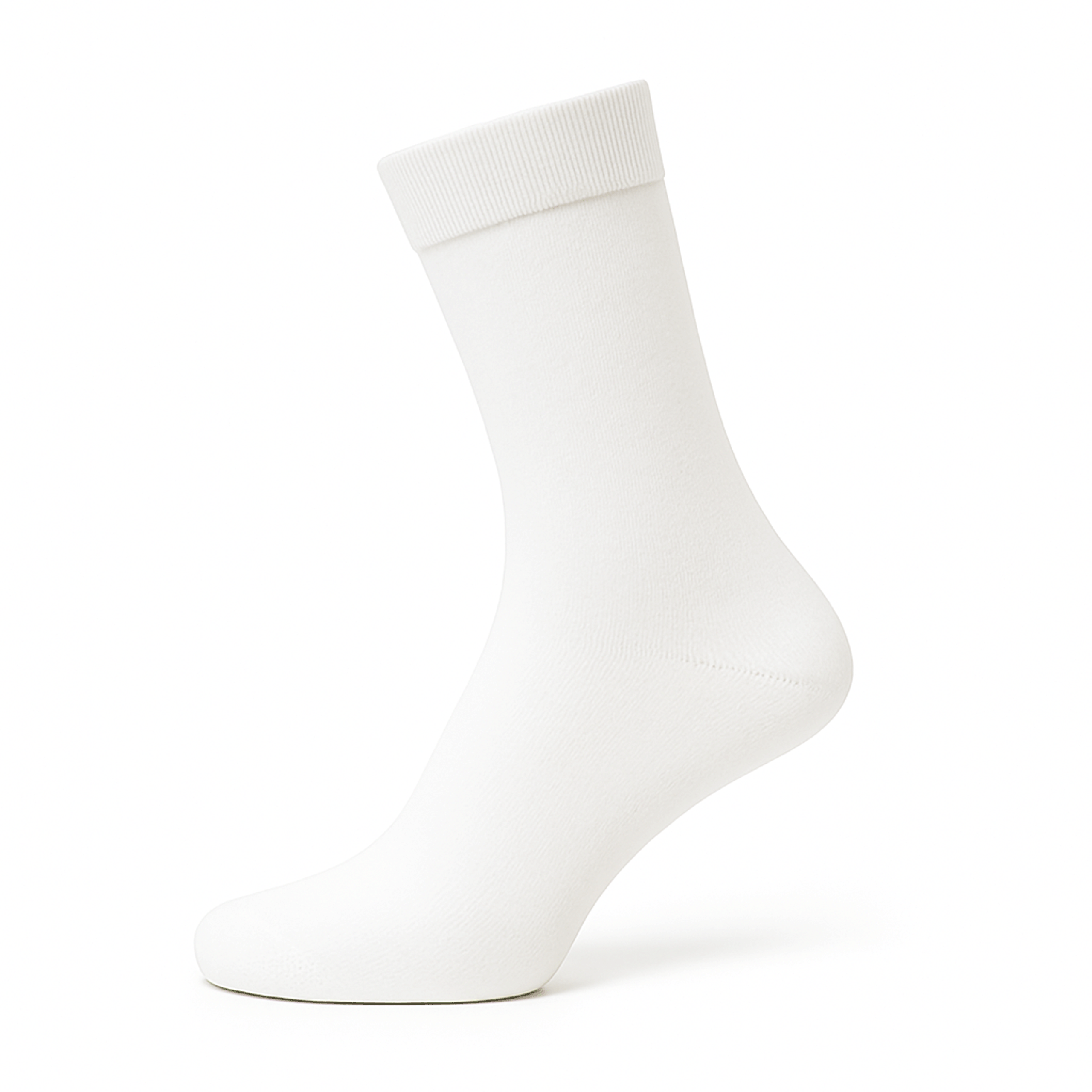 جوراب ساق بلند مردانه سفید بلکس