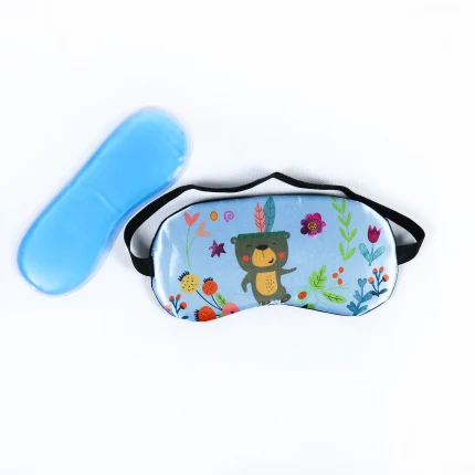 چشم بند عروسکی کمپرسی طرح خرس خوشحال