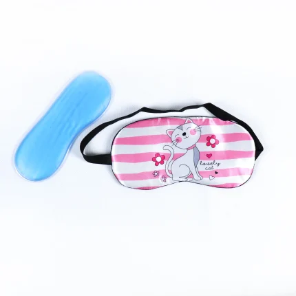 چشم بند عروسکی کمپرسی طرح گربه