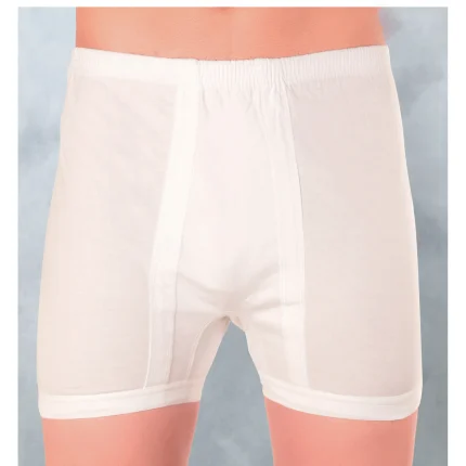 شورت مردانه پادار سفید بلکس - پک 3 عددی