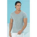 زیرپوش مردانه نیم آستین سوزنی بلکس