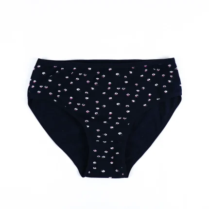 شورت اسلیپ زنانه نیکوتن پوش طرح گل سرمه ای