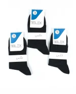 جوراب نیم ساق مردانه بلکس - ذغالی