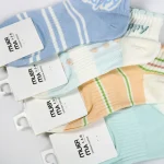 جوراب مچی زنانه - طرح HAPPY - تصویر 2