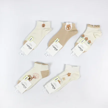 جوراب مچی زنانه - طرح خرسی 2