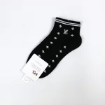 جوراب مچی زنانه - سیاه و سفید طرحدار - تصویر 6