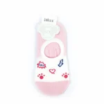 جوراب کالجی بچگانه صورتی طرح 3