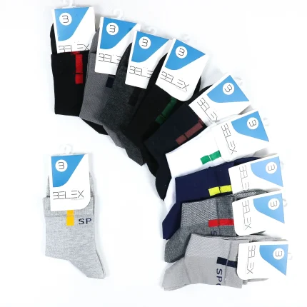 جوراب نیم ساق مردانه بلکس - طرح 4