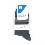 جوراب نیم ساق مردانه بلکس - طوسی ملانژ تیره - تصویر 3