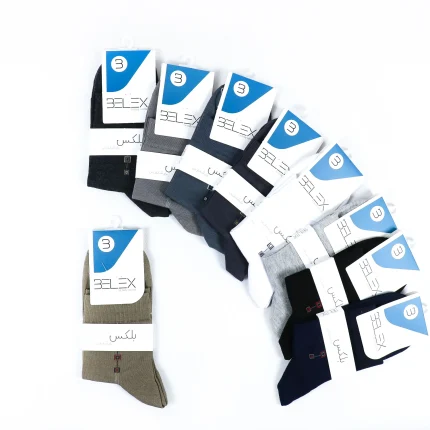 جوراب نیم ساق مردانه بلکس - طرح 5