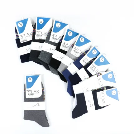 جوراب نیم ساق مردانه بلکس - طرح 6