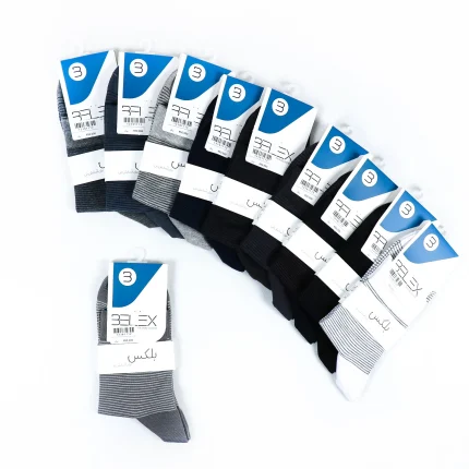 جوراب نیم ساق مردانه بلکس - طرح 7