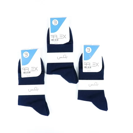 جوراب نیم ساق مردانه بلکس - سرمه ای