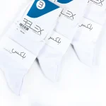 جوراب نیم ساق مردانه بلکس - سفید - تصویر 2