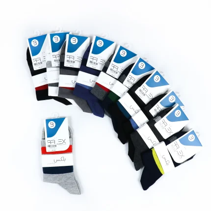 جوراب نیم ساق مردانه بلکس - طرح 8