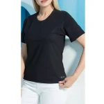 نيم آستين زنانه يقه گيپور بلکس - تصویر 2