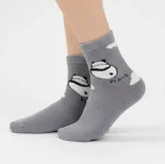 جوراب حوله ای زنانه طرح 2