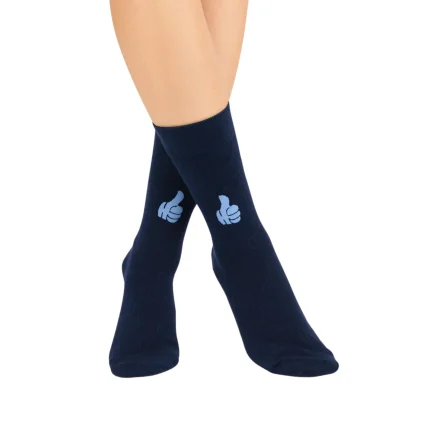 جوراب ساق بلند زنانه هپی ساکس طرح لایک