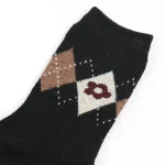 جوراب پشمی زنانه طرح وینتیج