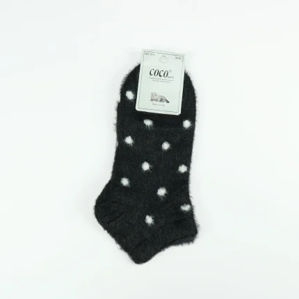 جوراب مچی زنانه موهر طرح خال خالی