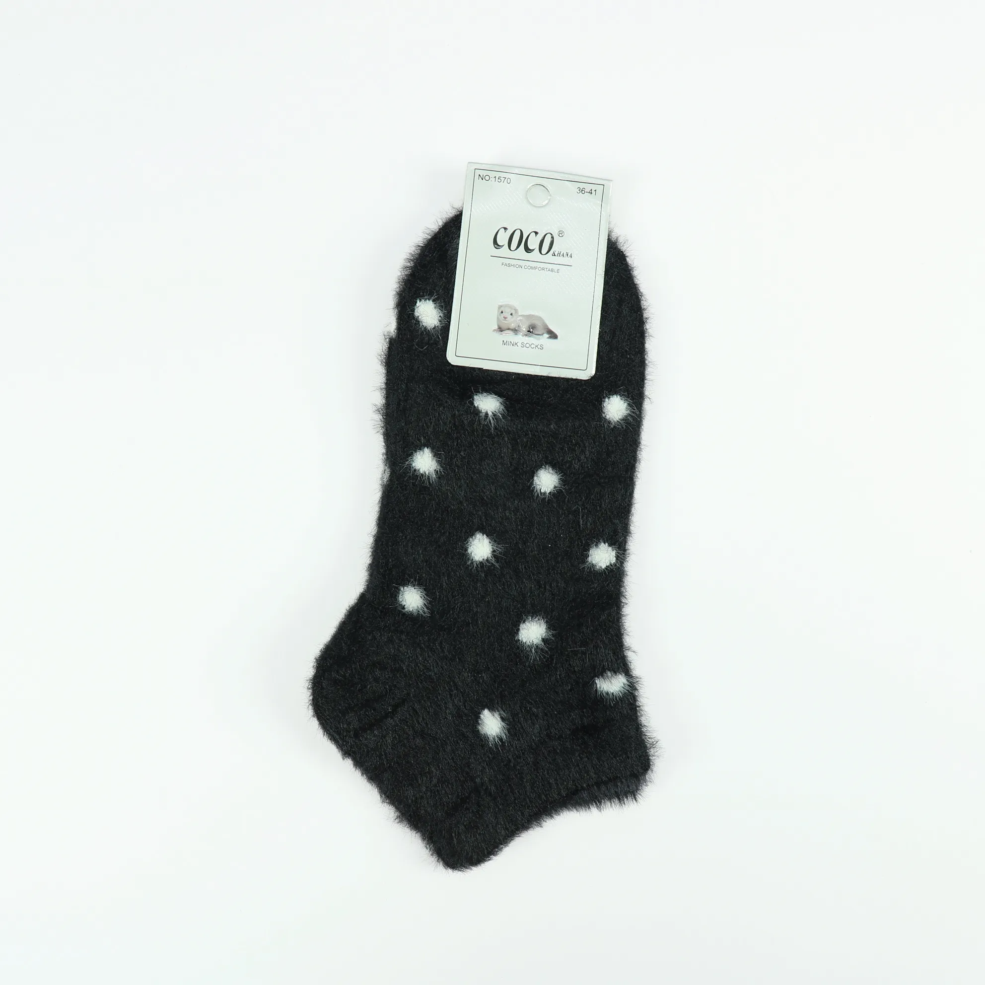 جوراب مچی زنانه موهر طرح خال خالی