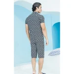 ست مردانه پیراهن و شلوارک طرح سکه مردانه - بلکس - تصویر 2