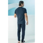 ست مردانه تی شرت جودون دو دگمه و شلوار بلکس