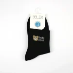 جوراب نیم ساق زنانه بلکس مشکی طرح تدی