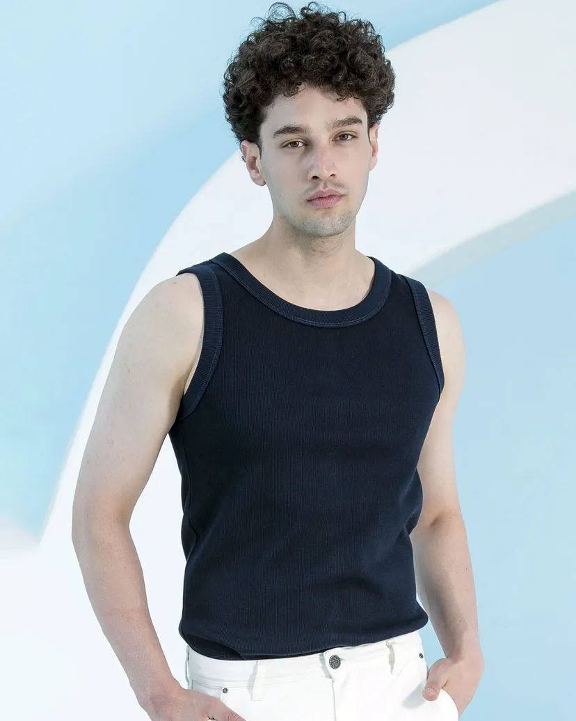 تنگ تاپ مردانه کبریتی لاکرادار بلکس