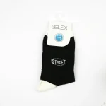 جوراب نیم ساق زنانه بلکس سفید طرح street