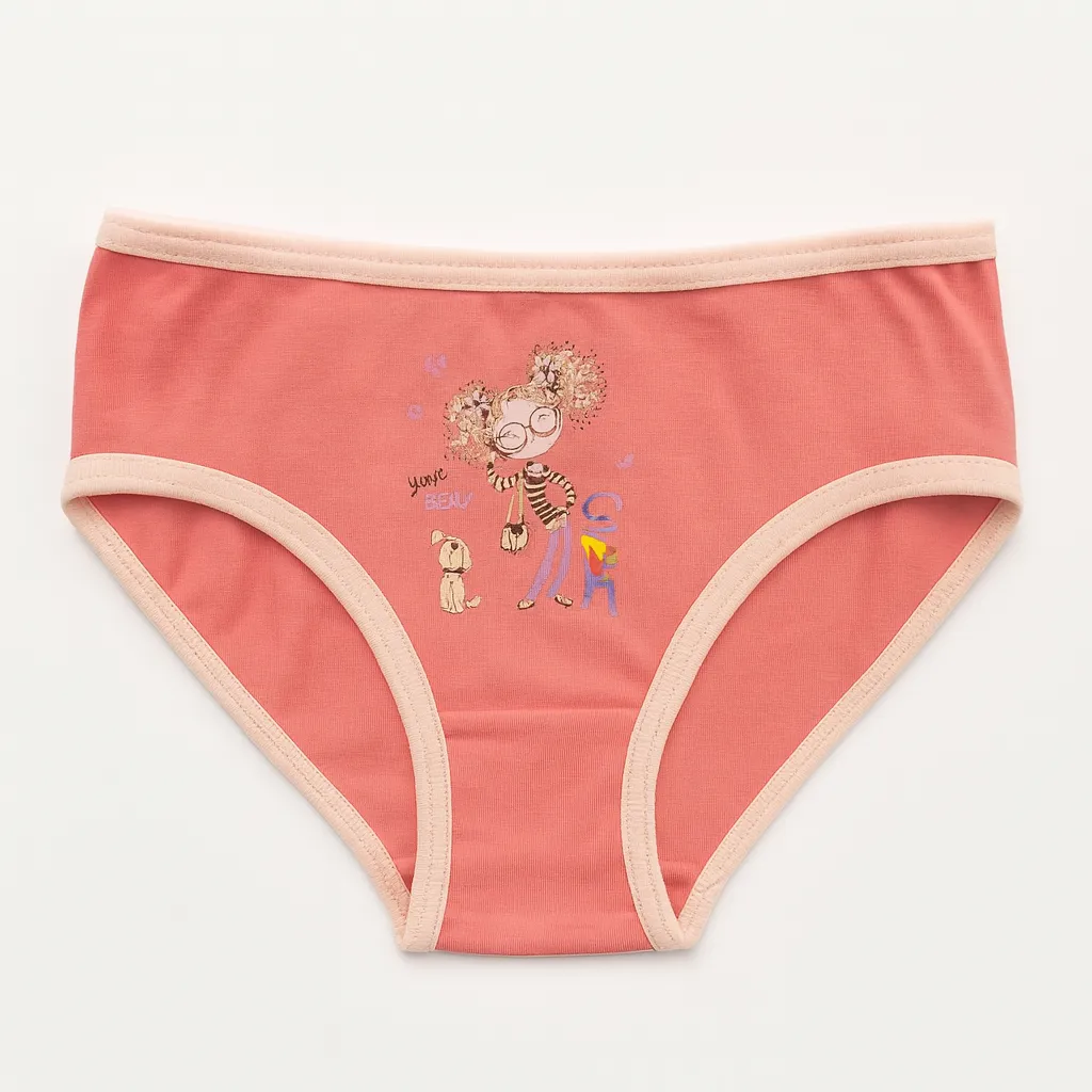 شورت دخترانه نخ پنبه ای مناسب 7 تا 8 سال کلونت