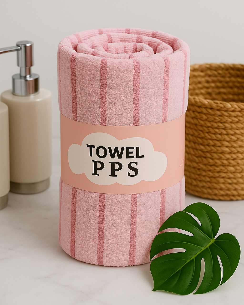 حوله استخری صورتی طرح راه راه PPS